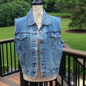 Women’s Harley Davidson Jean Vest Size Medium